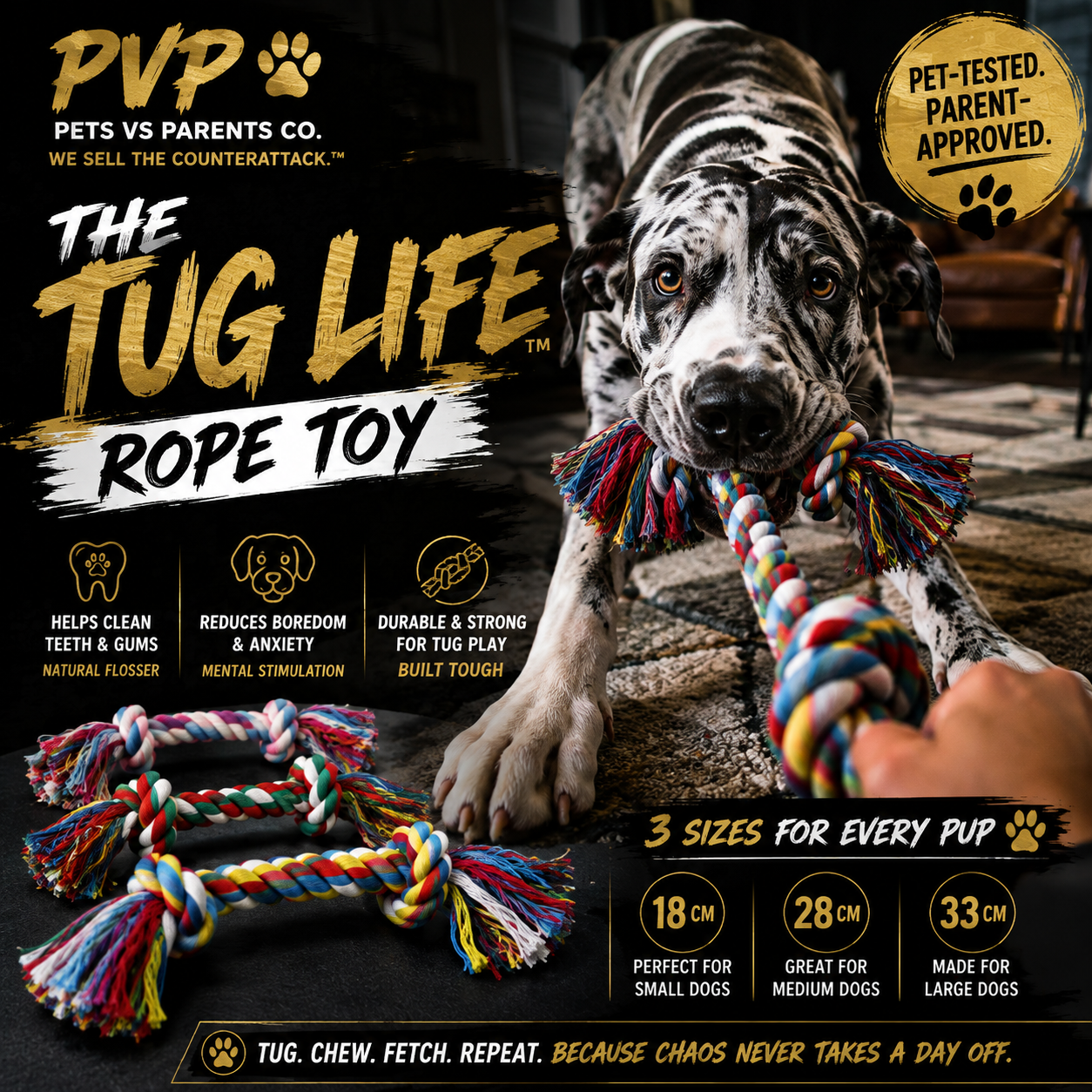The Tug Life™ Rope Toy