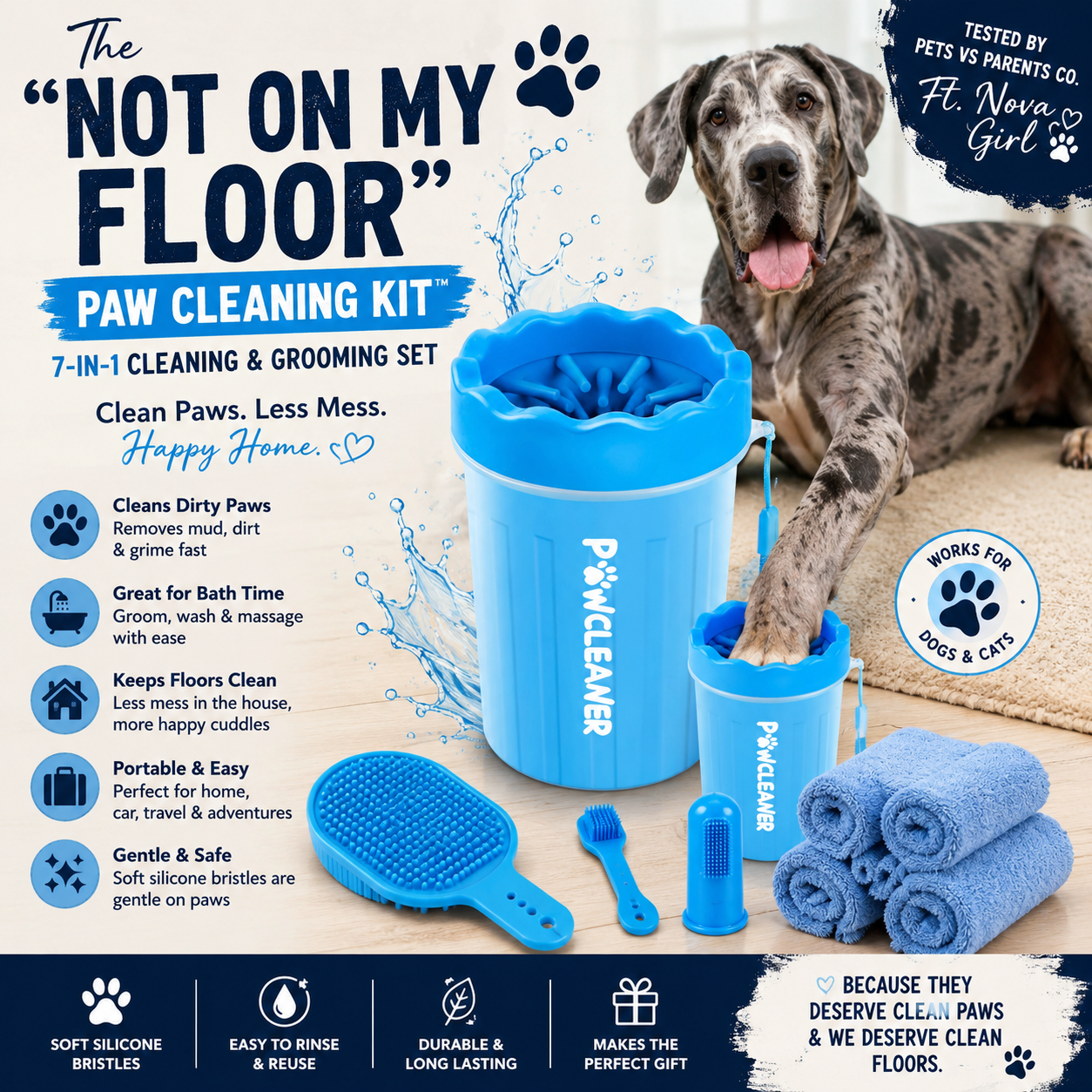 The “Not On My Floor” Paw Cleaning Kit™