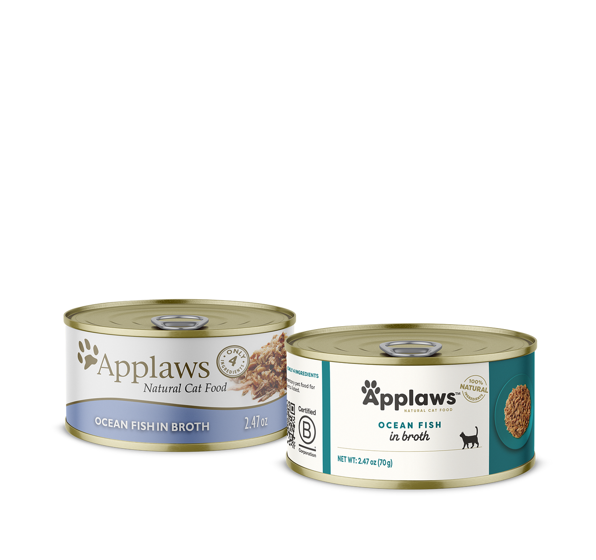 Applaws Adult Ocean Fish in Broth Wet Cat Food (2.47oz)